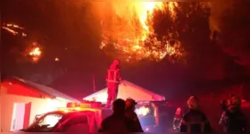 Incêndios florestais avançam na Patagônia e já devastaram quase 12 mil hectares em Chubut, na região de El Hoyo.