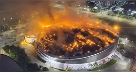 Incêndio no Velódromo do Rio de Janeiro