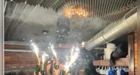 Incêndio atingiu um bar na estação de esqui de Crans-Montana, na Suiça.