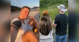 No último dmingo (04), o músico postou uma imagem no Instagram e marcou a amada.