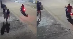 O suspeito ainda reagiu à abordagem da mulher e tentou intimidá-la no local.