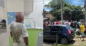 Imagens registraram o momento em que os policiais chegaram ao local e interromperam as agressões