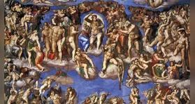 A pintura é um clássico do renascimento europeu.