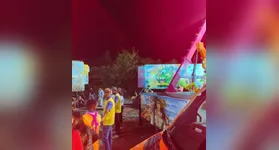 Uma pessoa morreu e três ficaram feridas após falha no "minhocão".