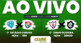 Imagem ilustrativa da notícia Acompanhe ao vivo:  Paysandu x Independência-AC e Águia x Clube do Remo