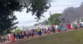 BR-316: via foi bloqueada por uma grupo de manifestantes.