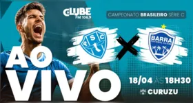 Na Curuzu, o Paysandu conta com a força da torcida para buscar a vitória diante do Barra-SC, em duelo pela Série C, com transmissão ao vivo da Rádio Clube do Pará no Tem Jogo do DOL.