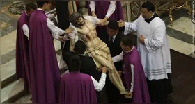 Ação litúrgica de paixão e morte de Cristo em Belém