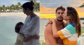 Tatá Werneck compartilhou registro em família e respondeu com bom humor aos rumores de nova gravidez.