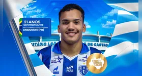 Juninho é o novo reforço do Paysandu