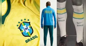 Brasil e Nike recuperam tom de amarelo no uniforme da seleção. Alguns carregam o nome ‘Brasa’.