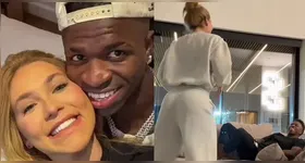 Dança de Virginia para Vini Jr. virou sensação nas redes sociais; jogador caiu na gargalhada. Assista!