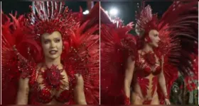 Virginia Fonseca enfrenta vaias e problemas de fantasia durante estreia como rainha de bateria da Grande Rio na Marquês de Sapucaí