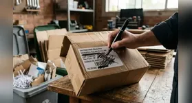 Etiquetas de encomendas de compras online têm se tornado uma porta de entrada para criminosos.