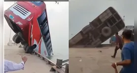 Um ônibus com 40 pessoas caiu em um rio em Bangladesh, deixando 24 mortos e várias vítimas presas no veículo submerso.