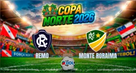 Remo e Monte Roraima duelam no Baenão com cobertura em tempo real no Lance a Lance do DOL.