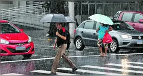 As pancadas de chuva podem ocorrer de forma repentina, principalmente entre a tarde e a noite.