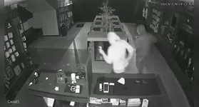 Câmeras registraram a ação dos suspeitos