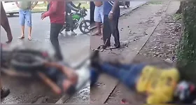 Colisão entre motociclistas na rodovia do 40 Horas, em Ananindeua, deixou vítimas feridas na manhã deste sábado (18).