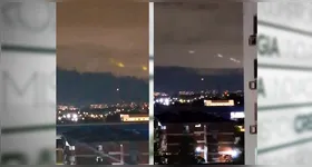 As luzes foram registradas na última segunda-feira (20).