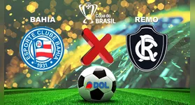Bahia x Remo na Copa do Brasil