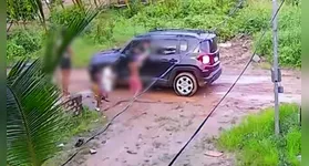 Registro de um dos momento de abordagem a crianças