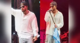 Zé Felipe foi uma das atrações no aniversário de Ananindeua, no último sábado.