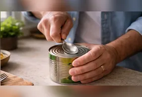 Sem precisar de abridor, você consegue abrir uma lata