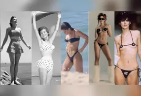 Ícone da moda praia, o biquíni completa 80 anos em 2026, celebrando estilo, liberdade e inovação ao longo de oito décadas.