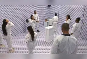 Quarto branco do BBB 26.