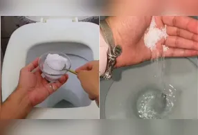 O preparo dispensa complicações. Basta despejar todos os componentes diretamente no vaso sanitário.