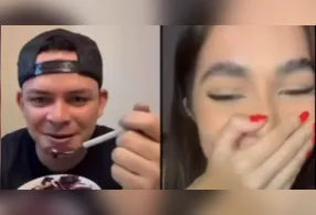 Visivelmente incomodada, a influenciadora não escondeu o desconforto.