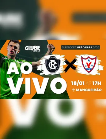 Remo x Águia pela Super Copa Grão Pará