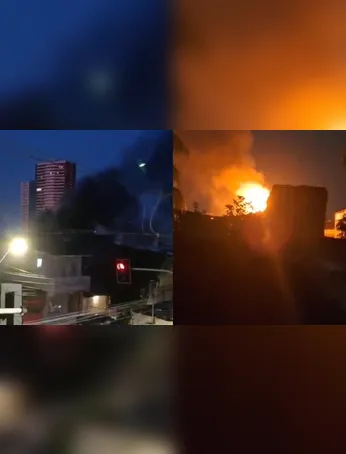 As chamas começaram por volta das 5h da manhã e se espalharam rapidamente