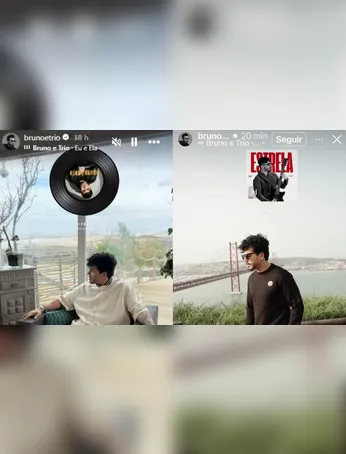 Bruno Mafra segue compartilhando registros nas redes sociais após ter sido condenado por estupro contra as filhas.