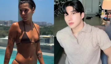 Imagem ilustrativa da imagem Ana Castela posta foto de biquíni e ganha cantada de influencer coreano