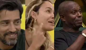 Imagem ilustrativa da imagem Cowboy, Sarah e Edilson zombam da virgindade de Milena no BBB 26