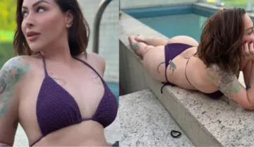 Imagem ilustrativa da imagem Pitty posa de biquíni e tatuagens repercutem nas redes