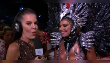 Imagem ilustrativa da imagem Viviane Araújo se incomoda com jornalista ao ser chamada de Consuelo&nbsp;