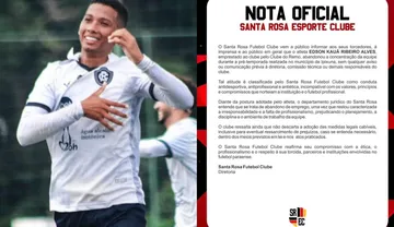 Imagem ilustrativa da imagem Santa Rosa acusa atleta de abandonar pré-temporada