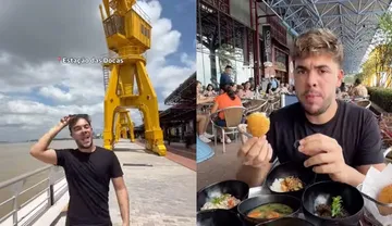 Imagem ilustrativa da imagem Álvaro Xaro, influenciador digital, prova e aprova comidas paraenses