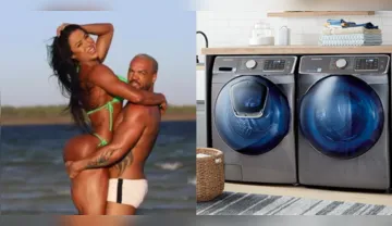 Imagem ilustrativa da imagem Belo e Gracyanne disputam na Justiça máquina de lavar