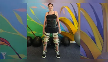 Imagem ilustrativa da imagem Após ficar tetraplégica, Lais Souza posta foto em pé e emociona