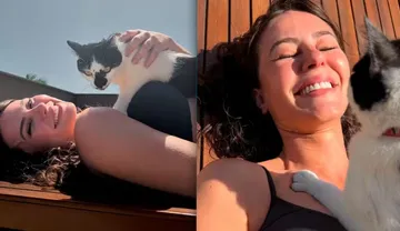 Imagem ilustrativa da imagem Paolla Oliveira aparece sorridente em primeiro post pós-término