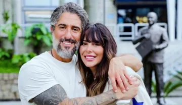 Imagem ilustrativa da imagem Mion revela primeira crise ao celebrar 20 anos de casamento