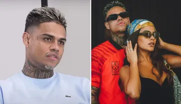Imagem ilustrativa da imagem MC Cabelinho troca nome de Bella Campos pelo de rapper em tatuagem