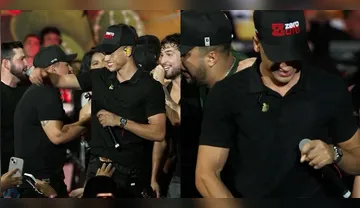 Imagem ilustrativa da imagem Manim Vaqueiro sofre assédio de fã durante show no Ceará