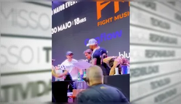 Imagem ilustrativa da imagem Coletiva de luta de Kleber Bambam e Davi Brito termina em briga