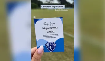 Imagem ilustrativa da imagem Capitão do Paysandu faz ação de Páscoa para colaboradores