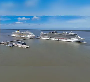Imagem ilustrativa da imagem Turismo marítimo em alta: Belém recebe 3 navios de cruzeiro em janeiro
